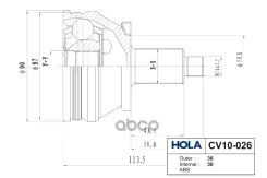 ���� �������� �������� AUDI A2 [8Z0]/ SEAT Cordoba/ Skoda Fabia [178Holacv10026] CV10026 ����