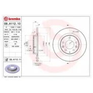 ���� ��������� (�����) Mazda 6 02-12 / FAW Besturn B50 12-17 [178Brembo08A11211], ������ 08A11211 ����