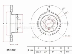 ���� ��������� SAT ST-25-0221, �������� ST250221 ����
