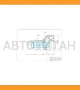 ���� �������� / �������� ������ ����� HDK ��� Nissan Cefiro A32 1994-19981998; 27*56*29; NI-027; 3910032U05 0210040A46 303288 [NI027] NI027 ����