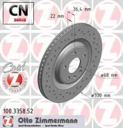 ���� ���������, Sport ���� 330x22/36-5x112 OTTO Zimmermann 100335852 100335852 ����