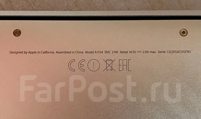 Apple MacBook 12. 12", 1,2����, ��� 8 ��, ���� 512���, WiFi: 1, Bluetooth: 1, ����������� �� 6��. ����