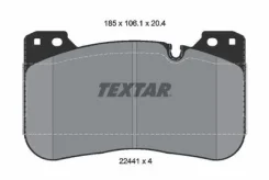 ��������� ������� BMW: 8, 3, X5, 5, 4, X6 Textar 2244101 2244101 ����