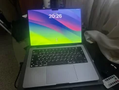 Apple MacBook Pro 14 2021. 14", 3,2����, ��� 16 ��, ���� 512���, WiFi: 1, Bluetooth: 1, ����������� �� 12��. ����