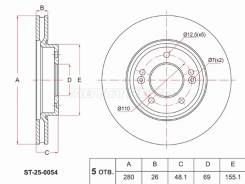 ���� ��������� SAT ST-25-0054, �������� ST250054 ����