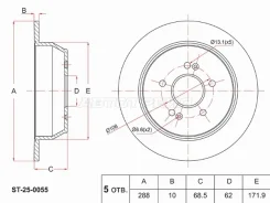 ���� ��������� SAT ST-25-0055, ������ ST250055 ����