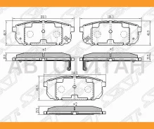 ������� ��������� (�����) Kia Sorento 02-09, ������ ST583023ED01 ����