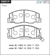 ������� SN851P (BD-7512; D2164M; JBP0070) Advics Advics ���. SN851P SN851P ����