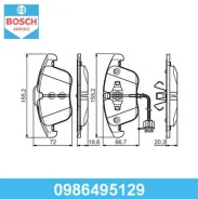 ������� ���� ����� VAG c ���� (A4, A5) Bosch 0986495129 ������ 8K0698151F(A) 0986495129 ����