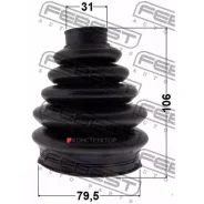 ������� ���� �������� �������� pvc 79.5x106x31 | ����/��� | Febest 2117Pfocii 2117PFOCII ����