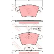 ������� ��������� �������� TRW, �������� �� ��� (4 ��), ���. GDB1556 GDB1556 ����