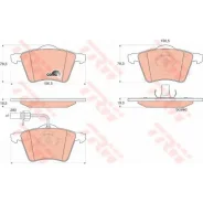 ������� ��������� �������� TRW, �������� �� ��� (4 ��), ���. GDB1538 GDB1538 ����