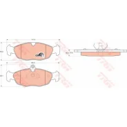 ������� ��������� �������� TRW, �������� �� ��� (4 ��), ���. GDB1040 GDB1040 ����