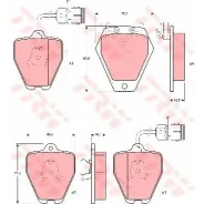 ������� ��������� �������� TRW, �������� �� ��� (4 ��), ���. GDB1162 GDB1162 ����