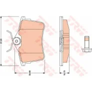 ������� ��������� �������� TRW, �������� �� ��� (4 ��), ���. GDB1799 GDB1799 ����