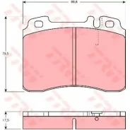 ������� ��������� �������� TRW, �������� �� ��� (4 ��), ���. GDB962 GDB962 ����