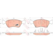 ������� ��������� �������� TRW, �������� �� ��� (4 ��), ���. GDB3163 GDB3163 ����
