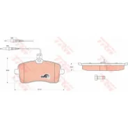 ������� ��������� �������� TRW, �������� �� ��� (4 ��), ���. GDB1594 GDB1594 ����