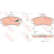 ������� ��������� �������� TRW, �������� �� ��� (4 ��), ���. GDB1317 GDB1317 ����