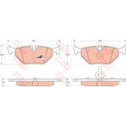 ������� ��������� �������� TRW, �������� �� ��� (4 ��), ���. GDB1344 GDB1344 ����