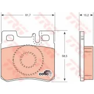 ������� ��������� �������� TRW, �������� �� ��� (4 ��), ���. GDB987 GDB987 ����
