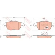 ������� ��������� �������� TRW, �������� �� ��� (4 ��), ���. GDB1605 GDB1605 ����