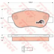 ������� ��������� �������� TRW, �������� �� ��� (4 ��), ���. GDB1589 GDB1589 ����