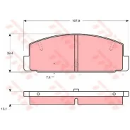 ������� ��������� �������� TRW, �������� �� ��� (4 ��), ���. GDB1027 GDB1027 ����