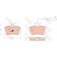 ������� ��������� �������� TRW, �������� �� ��� (4 ��), ���. GDB1415 GDB1415 ����