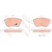 ������� ��������� �������� TRW, �������� �� ��� (4 ��), ���. GDB1579 GDB1579 ����