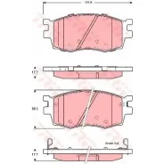 ������� ��������� �������� TRW, �������� �� ��� (4 ��), ���. GDB3420 GDB3420 ����