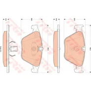 ������� ��������� �������� TRW, �������� �� ��� (4 ��), ���. GDB1854 GDB1854 ����