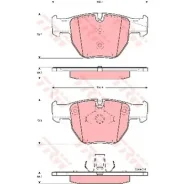 ������� ��������� �������� TRW, �������� �� ��� (4 ��), ���. GDB1526 GDB1526 ����