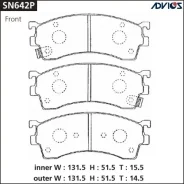 ������� ��������� �������� Advics ��������, �������� �� ��� (4 ��), ���. SN642P SN642P ����
