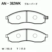 ������� ��������� �������� Akebono, �������� �� ��� (4 ��), ���. AN-382WK AN382WK ����