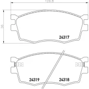 ������� ��������� �������� Nisshinbo ��������, �������� �� ��� (4 ��), ���. NP6008 NP6008 ����