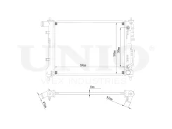 �������� ���������� ��������� Hyundai Solaris II 17- UNIO RAD10055 RAD10055 ����