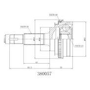 ���� INKO, ��������, ��������, � ABS, 26x23��, ���. 380057 380057 ����