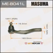 ���������� ������� ���� Masuma Mitsubishi Pajero/ V83W LH Masuma ME-B041L Masuma, ����� MEB041L ����
