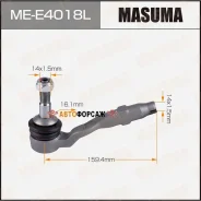 ���������� ������� ���� Masuma BMW 5-Series (F10) LH Masuma ME-E4018L Masuma, ����� MEE4018L ����