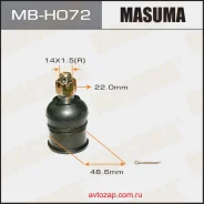 ����� ������� ������! Honda Accord 2.0-2.4/2.2Di 08 Masuma MBH072 MBH072 ����