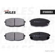 ������� ��������� �������� (����� Semi-Metallic) Changan EADO PLUS/Hyundai i30 07-/KIA �EED 07-/Carens 02- (TRW GDB3450) E100053 Miles E100053 E100053...