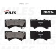 ������� ��������� �������� (��� �������) (����� Semi-Metallic) (Toyota LAND Cruiser J200 4.5D/4.7 07-/Lexus LX570 08-) (TRW GDB3524) E100234 Miles E10...