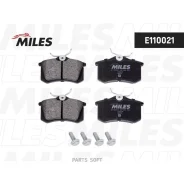 ������� ��������� ������ (��� ������� + �����) (����� Semi-Metallic) AUDI A4 (B6-B7), A6 (C5), VW Passat (3A2, 35I) (TRW GDB1121) E110021 Miles E11002...