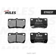 ������� ��������� ������ (��� �������) (����� Semi-Metallic) (Lexus GS 3.0-4.6 05-/IS 2.2-2.5 05-) (TRW GDB3399) E110237 Miles E110237 E110237 ����