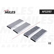������ ������ �������� (�������� 2 ��) AUDI A6 04- (Filtron K1162A-2x MANN CUK3023-2) AFC2157 Miles AFC2157 AFC2157 ����