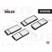������ ������ (�������� 2 ��) Mazda 3/5 03- (Filtron K1212-2x MANN CU22001-2) AFW2199 Miles AFW2199 AFW2199 ����