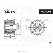 ����� ���������� ���� ���������� Toyota Camry 2.4 01-/RAV 4 2.0 06- AG04002 Miles AG04002 AG04002 ����