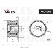 ����� ���������� ���� ���������� Hyundai Santa FE/KIA Sorento 2.4 09- AG04009 Miles AG04009 AG04009 ����