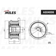 ����� ���������� ���� ���������� Hyundai ix35/Sonata/KIA Magentis 2.0/2.4 05- AG04006 Miles AG04006 AG04006 ����